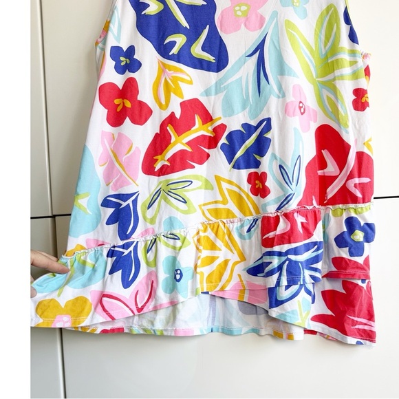 Fresh Produce Rainbow Blooms Floral Fiona Tank Top Womens Large Colorful - Picture 2 of 6